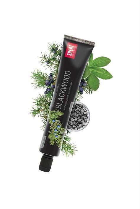 Blackwood Whitening Toothpaste with Activated Charcoal 75ml (Splat) #naturalwhiteningproducts Toothpaste Photography, Black Toothpaste, Homemade Teeth Whitening, Dental Content, Love Beauty Planet, Dental Check Up, Cosmetic Photography, Tooth Care, Charcoal Toothpaste