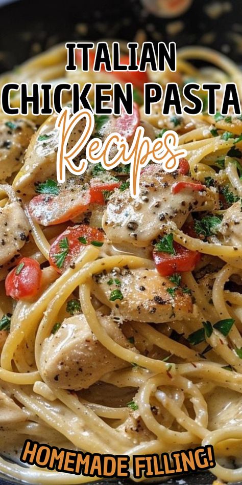 Best Pasta Recipes With Chicken, Best Chicken Pasta Dishes, Easy Healthy Back To School Dinners, Chicken Pasta With Italian Dressing, Italian Chicken And Noodles, Italian Chicken And Pasta Recipes, Quick And Easy Italian Dinner Recipes, Easy Italian Pasta Dishes, Quick And Easy Chicken Pasta Recipes