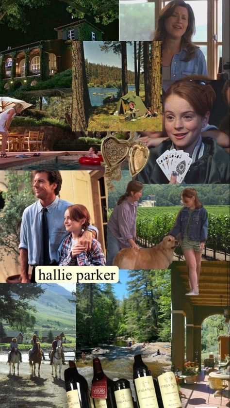 Nick Parker Parent Trap, Parent Trap Aesthetic, Parents Trap, Trap Aesthetic, Parent Trap Movie, Parker Aesthetic, Movie Collage, Parent Trap, Elizabeth James