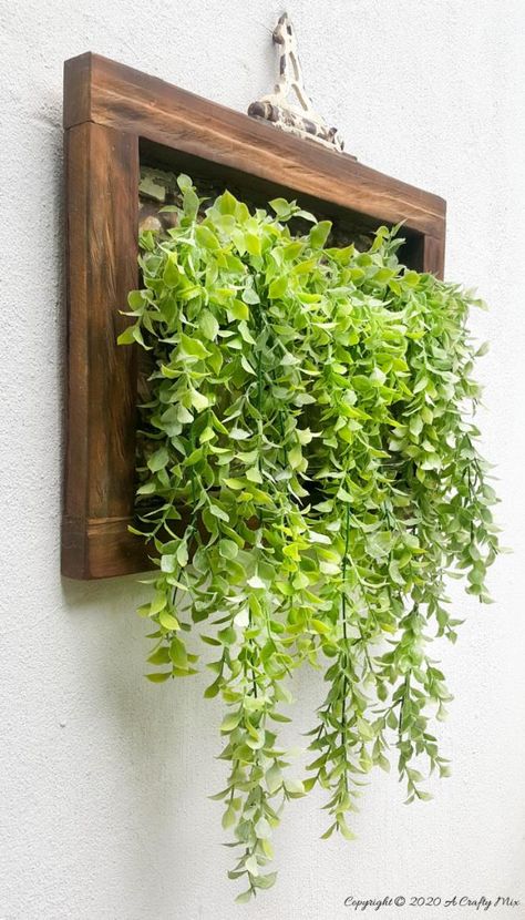 Framed Ceiling, Front Yard Decor, Framed Plants, Iron Wall Sconces, Dekor Diy, Tin Ceiling Tiles, Plant Decor Indoor, Home Garden Design, Branch Decor