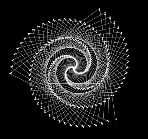 Robin Belton | Mathematical Art Galleries Logarithmic Spiral Tattoo, Spiral Geometry, Vortex Mathematics, Mathematical Symbols Art, Mathematics Design Math Art, Ceiling Molding Ideas, Glow Crafts, Mathematics Art, String Wall Art