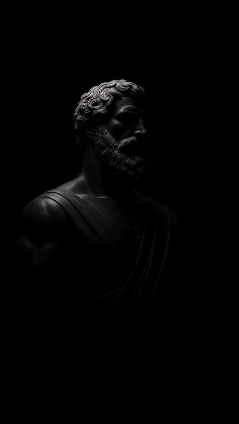 Greek God Graphic Design, Zeus Wallpaper Iphone, Greek Gods Wallpaper Iphone, Victory Aesthetic, Greek Gods Wallpaper Aesthetic, Samurai Pose, Greek God Aesthetic, Stoicism Wallpaper, Greek God Wallpaper Aesthetic