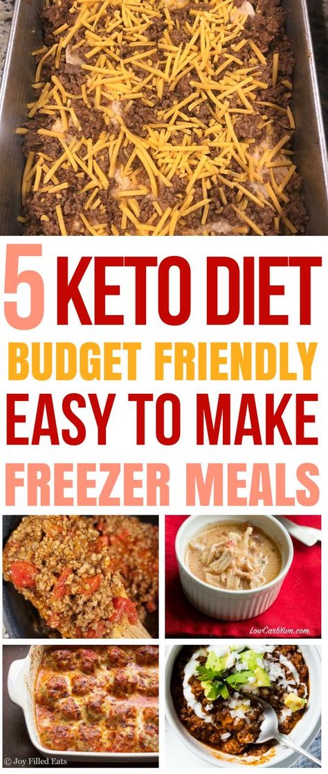 Keto Freezer Meals, Budget Keto, Meal Prep For Beginners, Keto Lasagna, Keto Vegan, Starting Keto Diet, Low Carb Diets, Keto Brownies, Keto Diet Menu