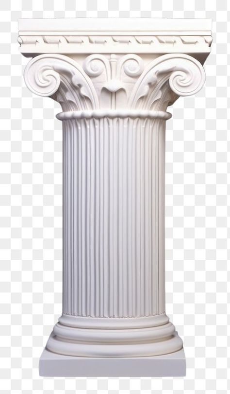 Greek Ionic Column, Greek Pillars, Column Architecture, Bullet Designs, Ionic Column, Architectural Columns, Greek Columns, Design Ideas, Sculpture