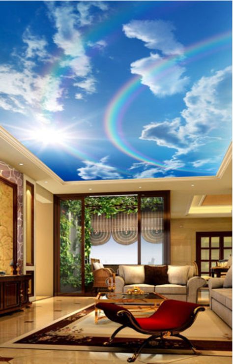 Ceiling Room Decor: Transform Your Space with These Trendy Tips
Ceiling Room Decor: Elegant and Timeless Design Inspirations
Ceiling Room Decor: Upgrade Your Space with These Stylish Ideas
Ceiling Room Decor: Tips for Making a Big Impact on a Small Budget
Ceiling Room Decor: Add a Touch of Luxury to Your Space with These Ideas Sky And Rainbow, Rainbow Ceiling, 3d Wallpaper Mural, Wallpaper Large, Ceiling Wallpaper, Ceiling Murals, Photo Mural, Bedroom Ceiling, Rainbow Wallpaper