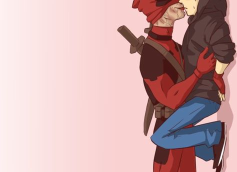 Deadpool kiss Deadpool X Spiderman, Batman Vs Joker, Deadpool And Spiderman, Bring Me To Life, Avengers Memes, Sarada Uchiha, Batman Vs, Incredible Hulk, Amazing Spider