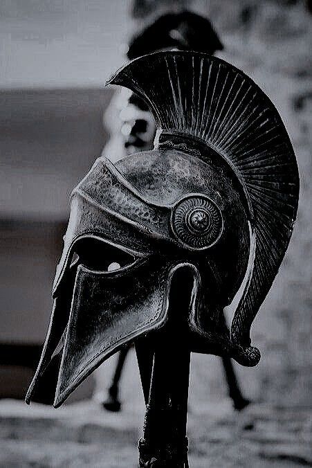 Armor Mask, Greek Helmet, Armor Helmet, Corinthian Helmet, Spartan Tattoo, Cosplay Helmet, Warrior Helmet, Achilles And Patroclus, Greek Warrior