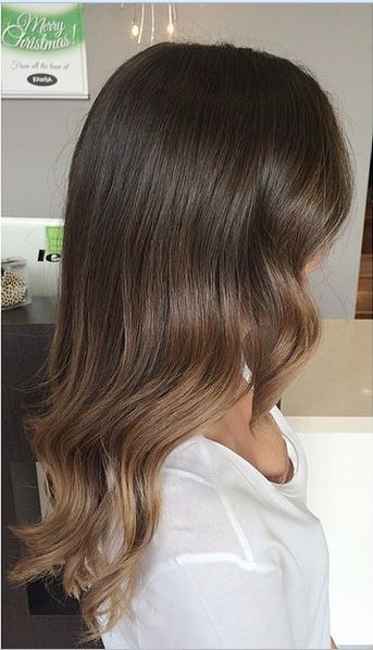 brunette subtle ombre hair - Google Search Natural Ombre Brunette, Ombre Hair Color Natural Hair, Brunnete Hair Ideas Colour Ombre, Grown Out Balayage Brunettes, Balayage Ombre Brunette, Natural Balyage, Neutral Brown Balayage, Natural Balayage Brunette, Natural Brown Balayage