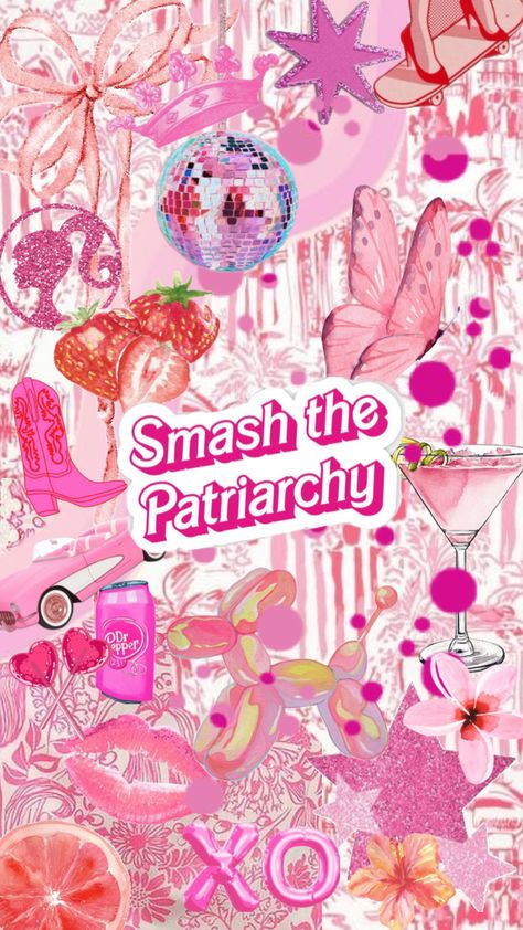 smash the patriarchy #smashthepatriarchy #pink #barbie #feminism #activism The Patriarchy, Smash The Patriarchy, Pink Barbie, Pink