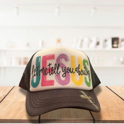 BSquaredCreativeCo - Etsy Hand Painted Trucker Hats, Painted Trucker Hats, Hand Painted Hats, Hat Bar, Custom Trucker Hats, Painted Hats, Holiday Hats, Cap Designs, Hat Ideas