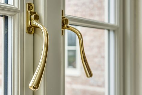 The handles you use to open your window is probably not something you often think about. However, when you are in the process of creating new windows handles become an important decision to make. This is our Polished Brass Ball End Handle from our classic collection. Elegant in appearance with a high quality finish, the Classic Collection has an understated beauty that suits any style of property. Hall Window, Tree Cottage, Chrome Ball, Traditional Cottage, Walnut Tree, Stable Door, Window Furniture, Sliding Door Handles, New Windows