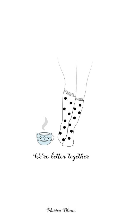 tea and socks wallpaper iphone - Marion Blanc Socks Wallpaper, Socks Quotes, Socks Illustration, Socks Ideas, Floral Wallpaper Iphone, Art Socks, About Coffee, Wallpaper Iphone Quotes, Best Iphone Wallpapers