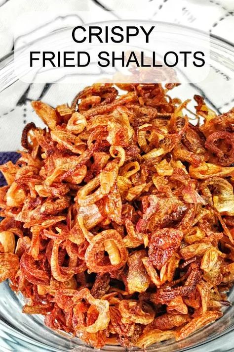 Recipe Using Shallots, Chive Recipes, Asian Condiments, Shallots Recipe, Chinese Dessert Recipe, Malaysian Food Recipes, Yummy Asian Food, Shallot Recipes, Mushroom Stuff