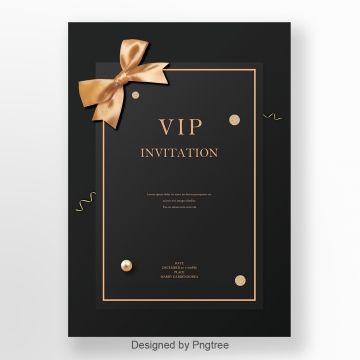 Vip Invitation Card, Business Invitation Card, Vip Card Design, Shop Opening Invitation Card, Vip Invitation, Business Events Invitation, Invitation Business, Golden Bow, Rose Gold Fashion