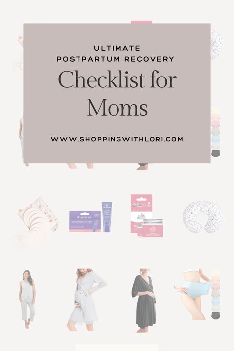 Set yourself up for success and good care at home during the recovery period with this Ultimate Postpartum Essentials Checklist for Mom. What Do I Need For Postpartum, Postpartum Care Essentials, Post Partum Recovery Kit For Bathroom, Post Partum Prep, New Mom Essentials Checklist, Postpartum Checklist For Mom, Natural Postpartum Essentials, Postpartum Care Checklist, Post Partum Care Kit