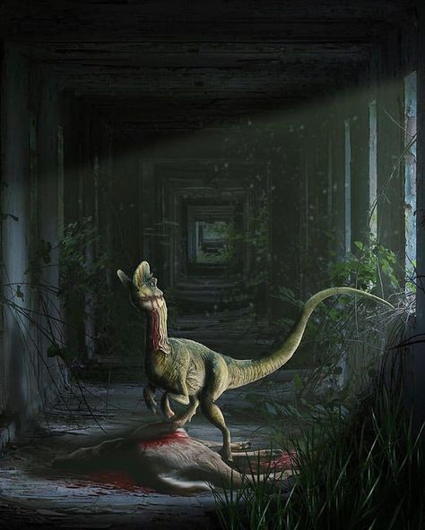 ROAR! 🦖🌴’s Instagram post: “We deserve a comeback of the Dilophosaurus for real this time . . . Art by @kolart_uk 🍖” Jurassic Park Novel, Prehistoric Animals Dinosaurs, Prehistoric Wildlife, Dinosaur Wallpaper, Dinosaur Images, Jurassic World Fallen Kingdom, Dinosaur Drawing, Dinosaur Pictures, Jurassic World Dinosaurs