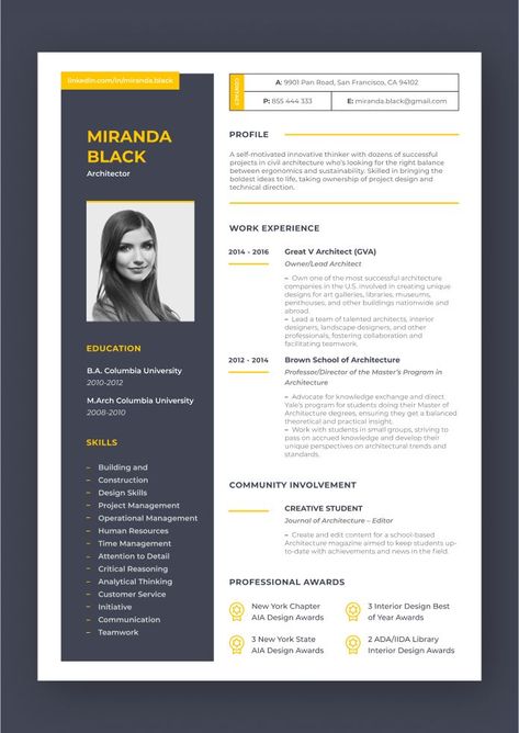 Many people would say that an architect’s resume is no different from any other resume. Yes and no. Any other resume alike, you must present your skills and employment history, showcasing your achievements. However, things that make an architect unique are not duties copy-pasted from the job description; it’s the approach to the process, tools, and techniques they use while designing. Resume For Architects, Architect Cv Resume, Architectural Cv Resume Architects, Architects Cv, Architects Resume, Architectural Resume, Architect Cv, Architecture Resume, Architect Resume