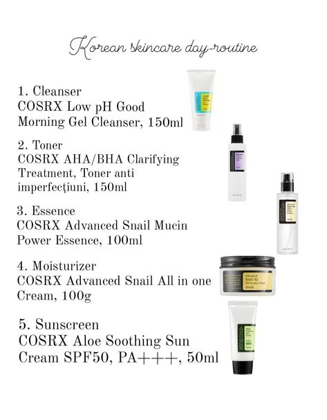 Cosrx Skin Care Routine Steps, Best Cosrx Products, Korean Skincare Steps In Order, Cosrx For Dry Skin, Korean Skin Care Steps, Cosrx Routine, Cosrx Skincare Routine, Cosrx Skin Care Routine, Korean Skincare Moisturizer