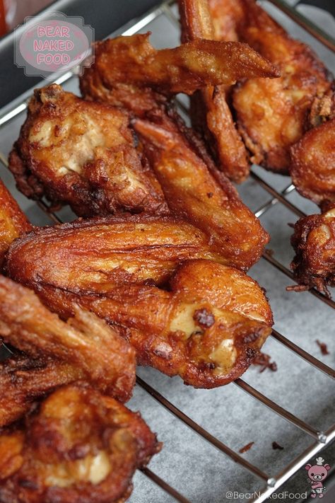 Chicken Wing Recipes Fried, Masakan Malaysia, Cooking Chicken Wings, Fried Chicken Wings, Baked Chicken Wings, Chicken Wing, Fried Chicken Recipes, Smoked Chicken, Chicken Wing Recipes