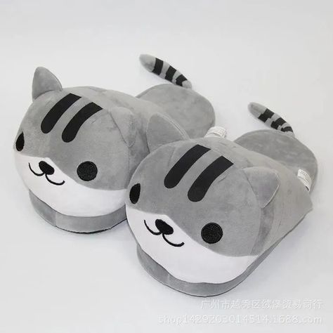 Looking for a Cozy Cat Slippers that's unique? We got you covered! Meow! Slip into purrfection with our adorable Cat Slippers! 🐾 These cozy, fluffy slippers are a must-have for every cat lover out there! With their cute cat design and soft plush material, they'll keep your feet warm and comfy all day long. Perfect for lounging around the house or as a delightful gift! 🎁 Get ready for an overload of cuteness and comfort! #CatSlippers #PurrfectionGuaranteed" We offer free shipping on orders... Cheap Slippers, Cat Slippers, Cartoon House, Indoor Slippers, Soft Slippers, Kawaii Plush, Winter Animals, Hayao Miyazaki, Cute Plush