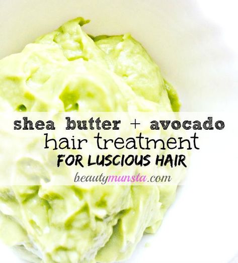 Shea Butter Hair Growth, Avocado Oil Recipes, Shea Butter Hair Mask, Natural Beauty Hacks, Shea Butter Recipes, Hair Butter, Shea Butter Hair, Avocado Hair, Hair Growth Foods