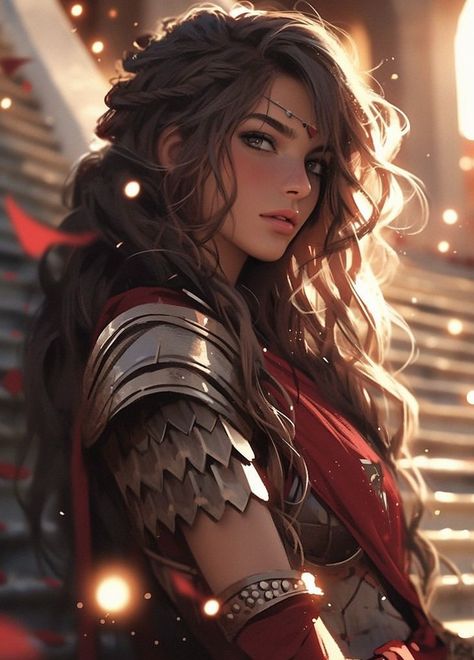 Anime Show, Female Fighter, Warrior Girl, Fantasy Warrior, Arte Fantasy, Fantasy Inspiration, Female Character Design, Fantasy Artwork, Character Portraits