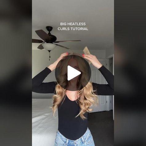 Replying to @emililykins taking you through step by step because somet... | heatless curls | TikTok Heatless Curls, Hair