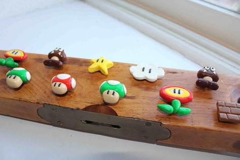 The Adventures of Arcly and Elo: Geekery (Polymer Clay Super Mario Magnets) Polymer Clay Magnet, Clay Magnets, How To Make Clay, Polymer Crafts, Cute Polymer Clay, Polymer Clay Miniatures, Clay Ornaments, Cute Clay, Clay Miniatures