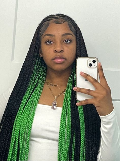 @: anayaajasmin Black Kids Braids Hairstyles, Kids Easter Hairstyles, Weave Hairstyles Braided, Peekaboo Hair, Big Box Braids Hairstyles, Braided Cornrow Hairstyles, Box Braids Hairstyles For Black Women, Cute Braided Hairstyles, Cute Box Braids Hairstyles