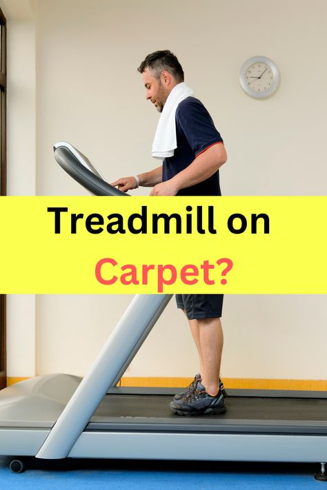 Find out if it's safe to put your treadmill directly on the carpet and how to safely store it. Treadmill Room Ideas Small Spaces, How To Hide A Treadmill, Treadmill Set Up At Home, Bedroom With Treadmill, Treadmill Placement Ideas, Hide Treadmill, Treadmill Room Ideas, Home Office With Treadmill Layout, Treadmill In Living Room Ideas