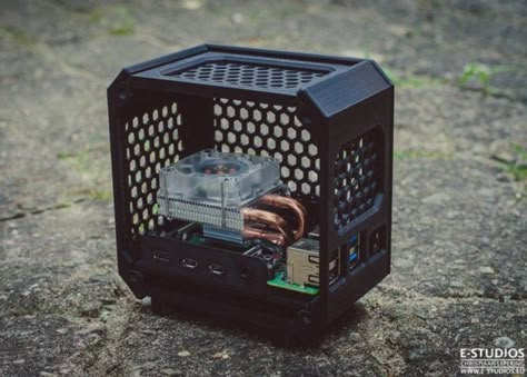 Pc Cases Design, Custom Pc Case Design, Mini Pc Case, Pc Tower Design, 3d Printed Pc Case, Custom Computer Case, Raspberry Pi Computer, Science Gadgets, Computer Projects