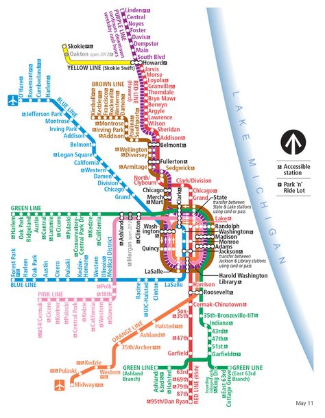 Cta Chicago, Cta Design, Chicago Neighborhoods Map, Map Brochures, Chicago Travel Guide, Station Map, Train Map, Chicago L, Transit Map