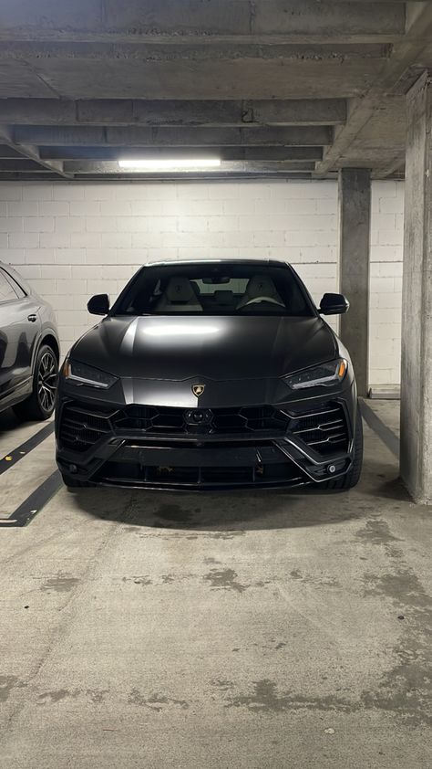 Matte Black Lamborghini Urus, Black Lamborghini Truck, Lambo Urus Interior, Lamborghini Urus Matte Black, Maybach Truck, Lamborghini Urus Aesthetic, Lamb Truck, Lamborghini Urus Black, Matte Black Lamborghini