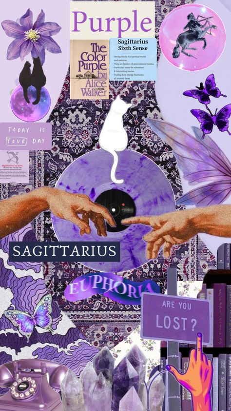 Sagittarius ♐️ purple #wallpaper #books #music #vibes #nature #beauty #outfitinspo #homedecor #astrology #zodiac #purple#sagittarius Purple Sagittarius, Sagittarius Aesthetic, Sagittarius Wallpaper, Wallpaper Books, Sagittarius Love, Music Vibes, Astrology Zodiac, Purple Wallpaper, Nature Beauty