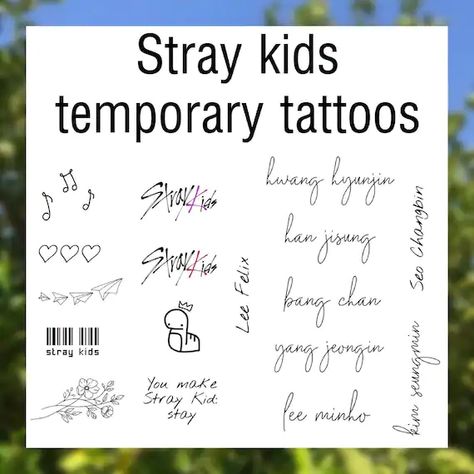 Enhypen Tattoo Ideas Kpop, Simple Skz Tattoo, Seungmin Tattoo, Straykids Inspired Tattoos, Skz Tattoos Ideas, Kpop Tattoos Stray Kids, Tattoo Ideas Stray Kids, Stay Tattoos Skz, Skzoo Tattoo Ideas