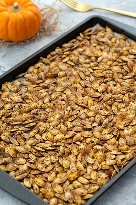 Roasted Pumpkin Seeds Recipe - Yellow Chili's