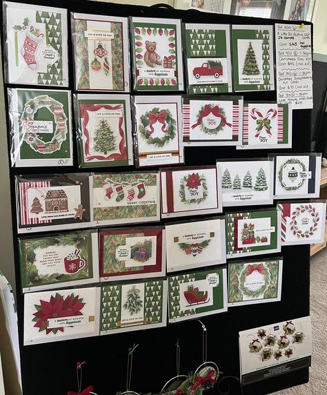 Big card class today. 24 cards done ✅ using the “A Little Bit Festive” DSP pack from the Mini Catalogue. It was a bit of a marathon but the ladies got them all done and now have a good start to their Christmas cards for this year. #alittlebitfestivedsp #cardclassescentralcoast #stampinupdemonstratoraustralia #denise_stamppassion Stampin Up Cards A Little Bit Festive, Stampin Up A Little Bit Festive Cards, Su A Little Bit Festive, A Little Bit Festive Dsp, Stampin Up A Little Bit Festive, Stampin Up A Little Bit Festive Dsp, A Little Bit Festive Stampin Up Cards, Splitcoaststampers Cards, Joyful Images