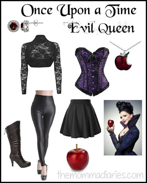 Once Upon a Time Evil Queen DIY Costume - http://www.themommadiaries.com/2016/10/once-upon-time-evil-queen-diy-costume.html Evil Queen Outfit, Orange Table Cloth, Evil Queen Halloween Costume, Evil Queen Costume, Villain Costumes, The Evil Queen, Disney Inspired Fashion, Holloween Costume, Diy Kostüm