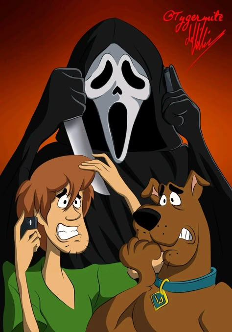 Scream Fanart, Be Cool Scooby Doo, Scooby Doo Valentine, Shaggy Scooby Doo, Scooby Doo Pictures, Scooby Doo Halloween, Scooby Doo Images, Scooby Doo Mystery Incorporated, Shaggy And Scooby