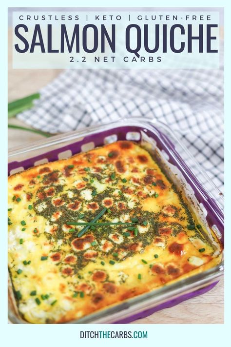 Recipes Using Smoked Salmon, Cream Cheese Quiche, Mediterranean Quiche Recipes, Leftover Salmon Recipes, Smoked Salmon Quiche, Smoked Salmon And Cream Cheese, Salmon Casserole, Smoked Salmon Frittata, Salmon And Cream Cheese