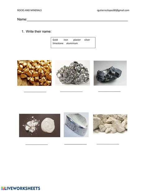 Rocks and minerals worksheet Types Of Rocks Worksheet, Rock Worksheet, Minerals Worksheet, Rocks Worksheet, Compound Inequalities, Flashcard Maker, Types Of Rocks, Grade 2 Science, States Of Matter Worksheet