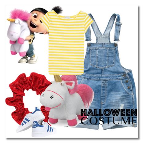 Easy Kids Halloween Costumes Diy, Agnes Despicable Me Costume, Halloween Costumes For Girls 10-12, Phil And Lil Costume, Meme Day Costumes, Agnes Minions, Agnes Costume, Character Day Spirit Week, Character Day Ideas