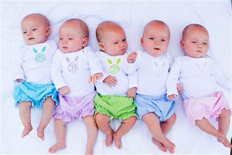 5 babies?! How these new parents of quintuplets make it work Diy Crochet Sweater, Kid Pictures, Multiple Births, Multiples Baby, Future Predictions, Twins Baby, Braid Hairstyle, Adorable Babies, 5 Babies