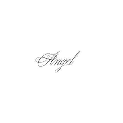 Angel In Cursive Tattoo, Angel In Cursive, Angel Cursive, Be Kind Tattoo, Angel Font, Numbers Tattoo, Cursive Tattoo, Cursive Tattoos, Classy Tattoos