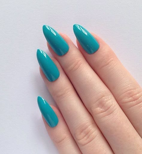 Pointy Nail Designs, Blue Stiletto Nails, Orange Acrylic Nails, Acrylic Nails Stiletto, Nails Dark, Long Stiletto Nails, Turquoise Nails, Pointy Nails, Nails Stiletto