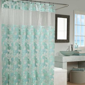 Circle Square Revelations Shower Curtain Small Bathroom Window, Bohemian Shower Curtain, Bathroom Window Curtains, Window In Shower, Plastic Curtains, Cool Shower Curtains, Pretty Bathrooms, Curtain Styles, Bathroom Windows