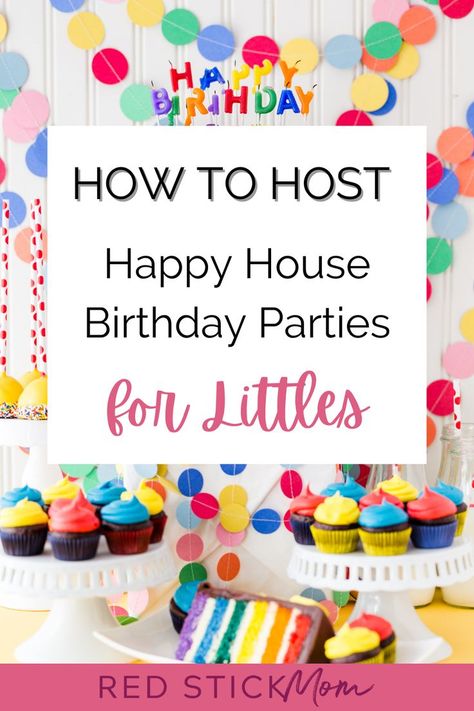 "Birthdays are a big deal for our kids. If we successfully host a fun party for our kids, they obsessively talk about it for a year. Childhood memories, check. Here is how we do it:" #BirthdayParty #HouseParty #BirthdayPartyathome #Birthdays Decorating A Clubhouse For A Party, Party In Small House, Birthday Party In Small House, Birthday Party Inside House, Small Space Birthday Party Set Up, Small Home Birthday Party Ideas, Things To Rent For A Birthday Party, Birthday Party Room Rental, Classic Birthday Party