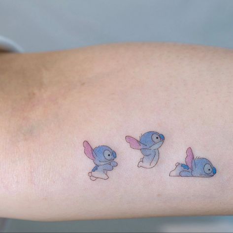 Lilo And Stitch Tattoo, Fern Tattoo, Stitch Tattoo, Bunny Tattoos, Meaningful Tattoos For Women, Rabbit Tattoos, Small Girl Tattoos, Small Meaningful Tattoos, Temporary Tattoo Designs