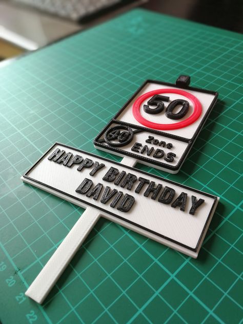 Personalised speed limit sign cake decoration with candle holder Speed Limit Signs, Speed Limit, Road Sign, Perfect Cake, Road Signs, Birthday Cake Toppers, Personalized Birthday, 3d Print, Candle Holder