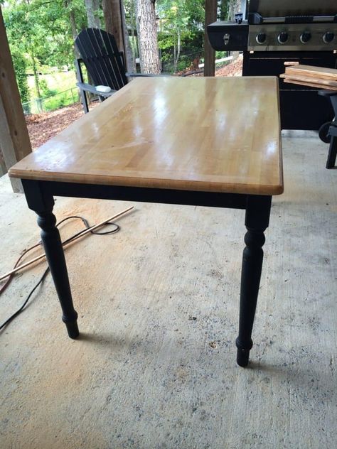 Butcher Table Kitchen, Butcher Block Table Ideas, Butcher Block Table Top, Refinish Butcher Block Table, Butcher Block Table Diy, Butcher Block Table Dining, Butcher Block Kitchen Table, Butcher Block Dining Table, Butcher Table